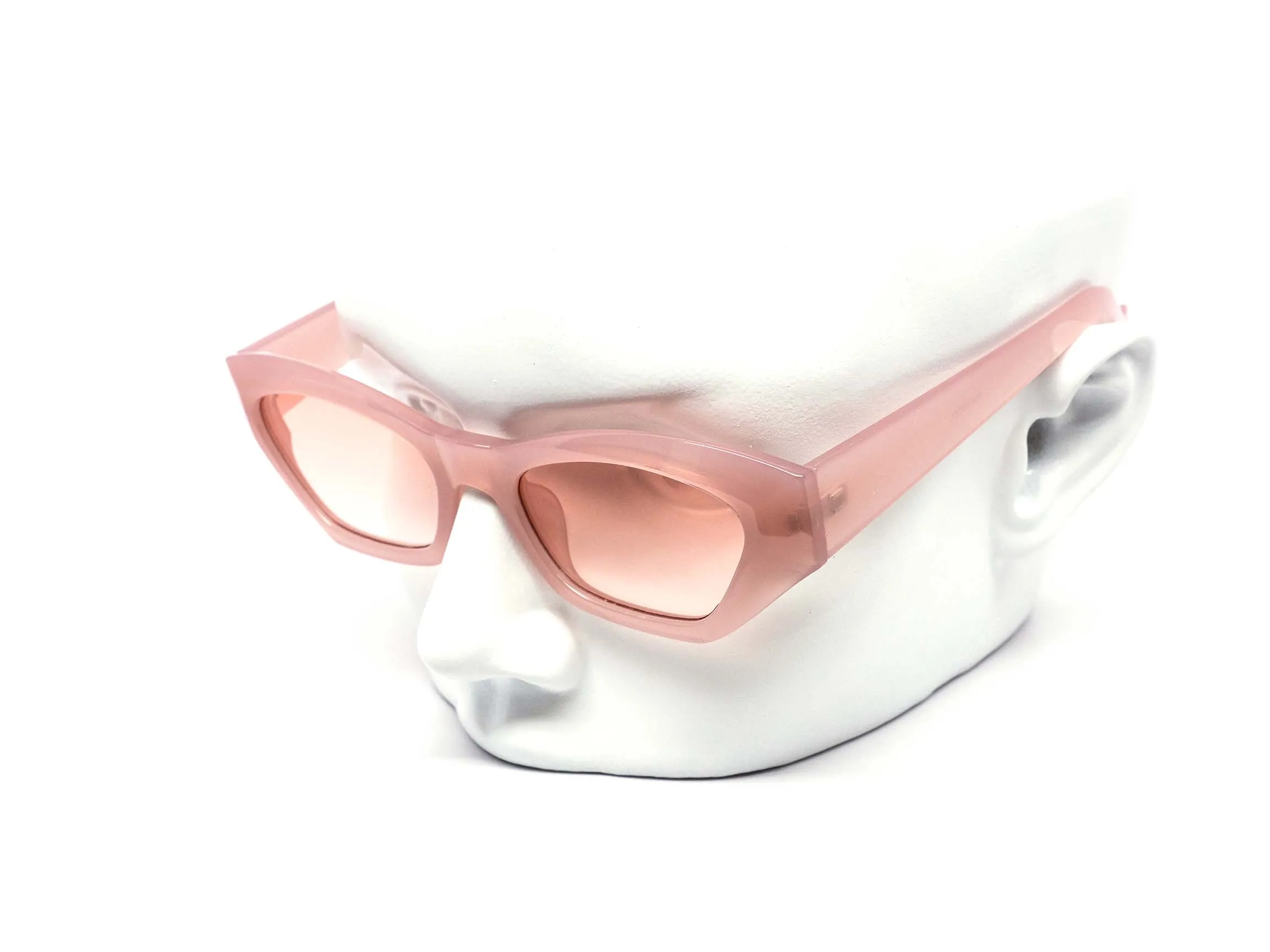 12 Pack: Chunky Tomboy Minimalist Color Gradient Wholesale Sunglasses