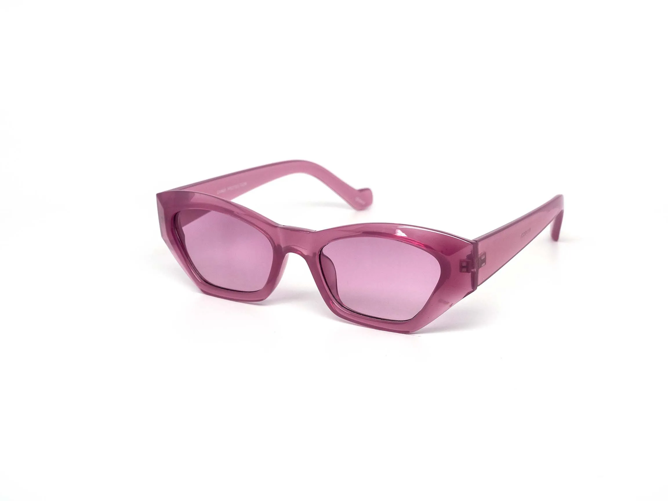 12 Pack: Chunky Tomboy Minimalist Color Gradient Wholesale Sunglasses