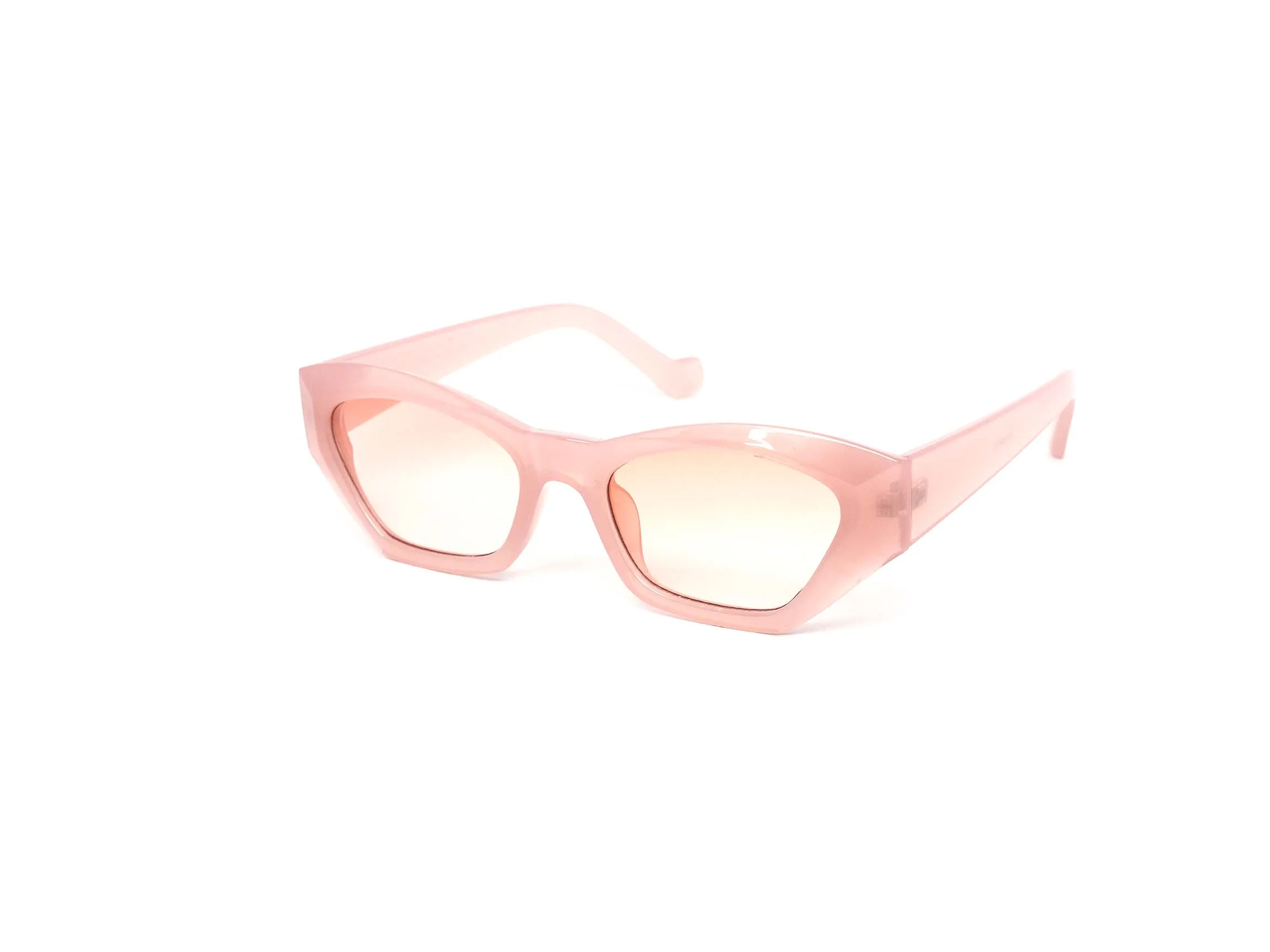 12 Pack: Chunky Tomboy Minimalist Color Gradient Wholesale Sunglasses