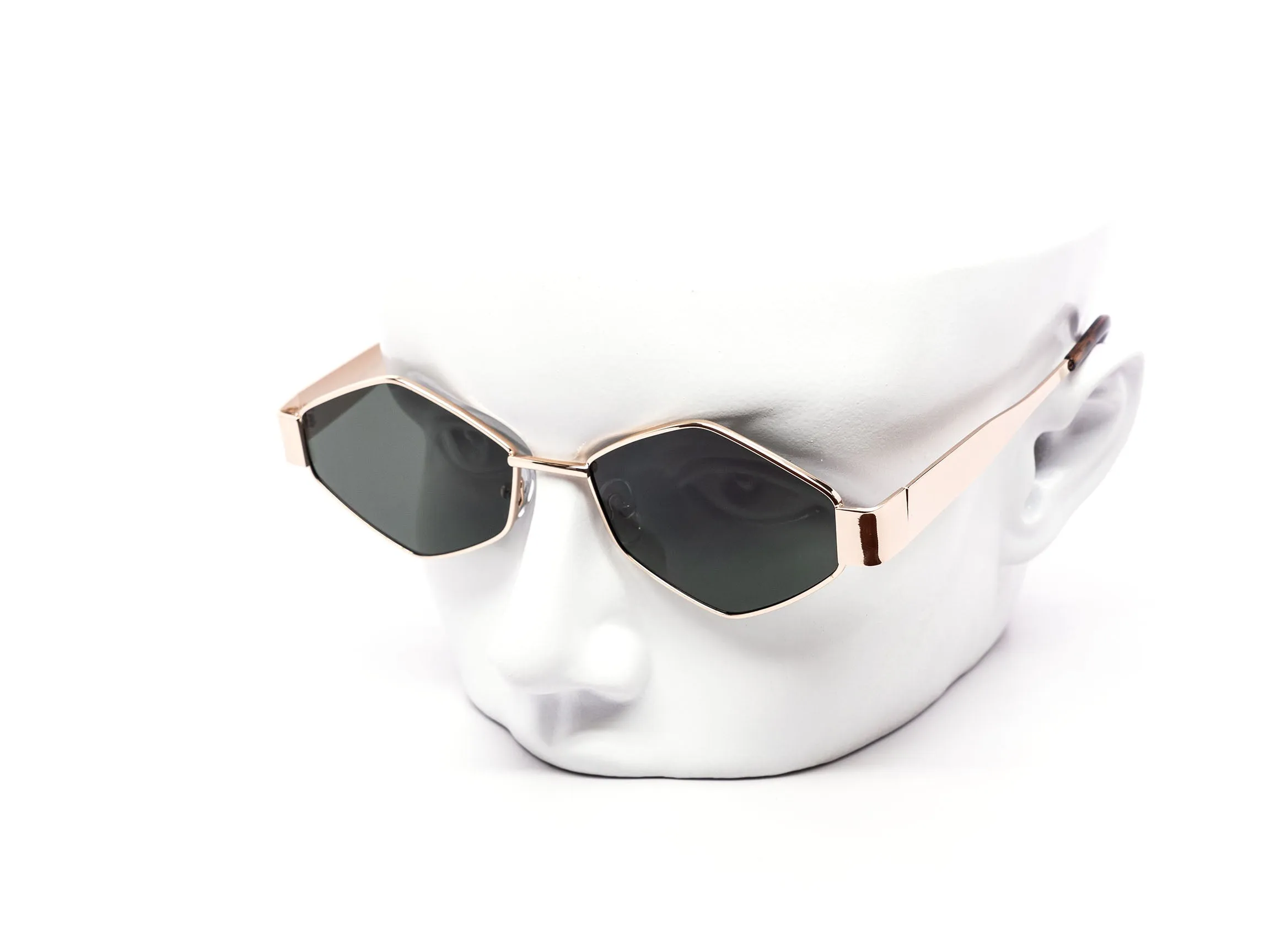 12 Pack: Hexa Diamond Full Metal Minimalist Wholesale Sunglasses