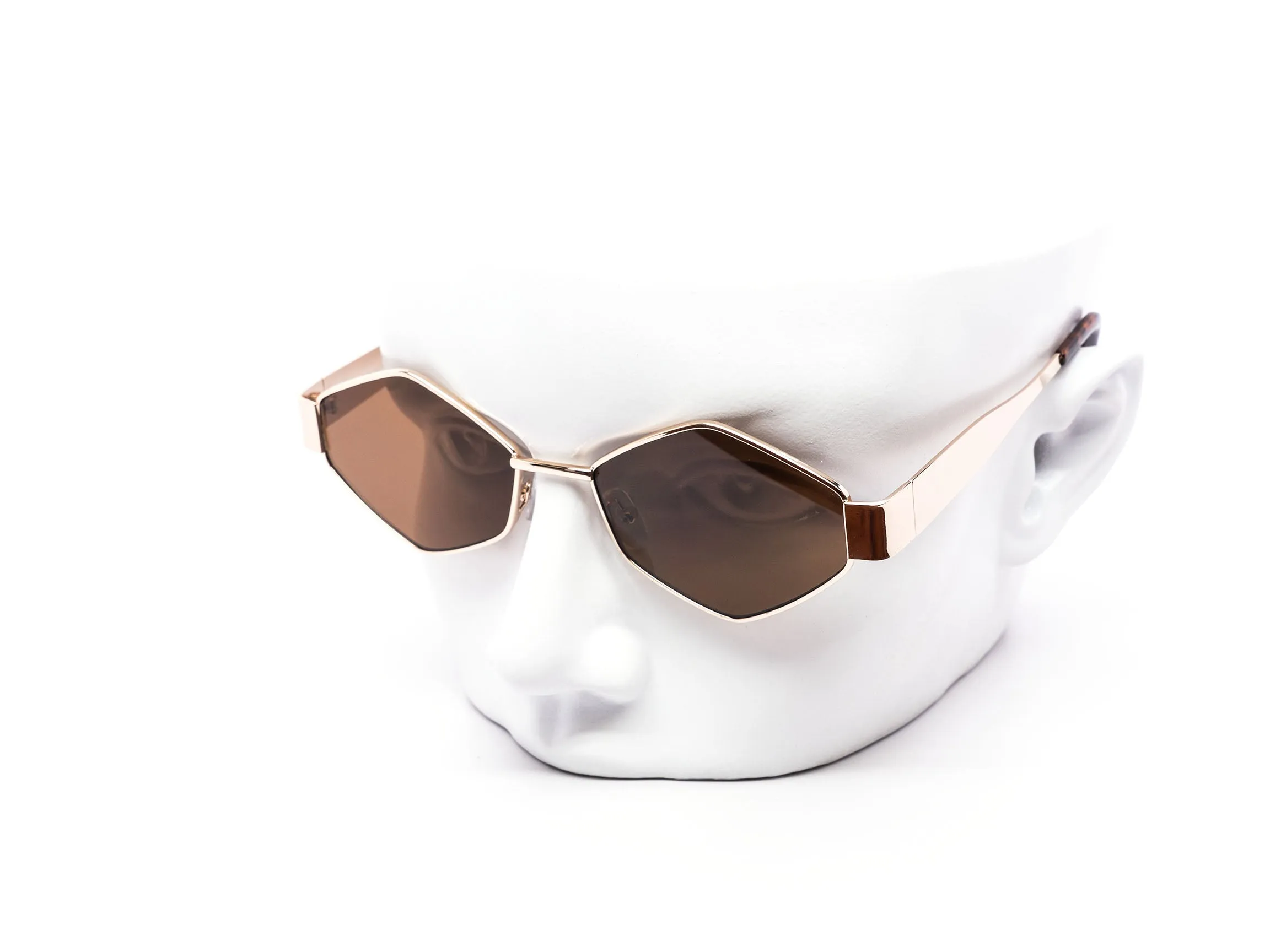 12 Pack: Hexa Diamond Full Metal Minimalist Wholesale Sunglasses