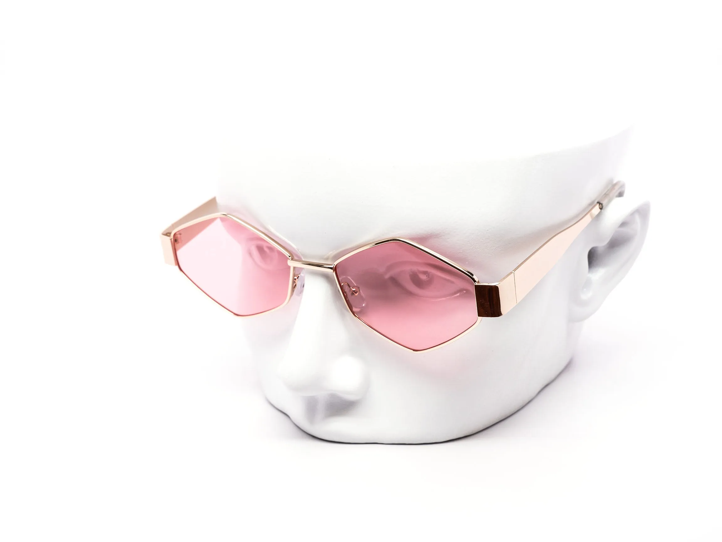12 Pack: Hexa Diamond Full Metal Minimalist Wholesale Sunglasses