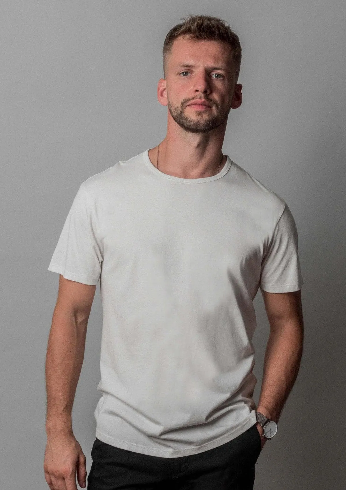 Acapella Ivory Pima Cotton Tee