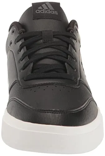 adidas Men's Park Street Sneaker, Black/Black/White, 8.5