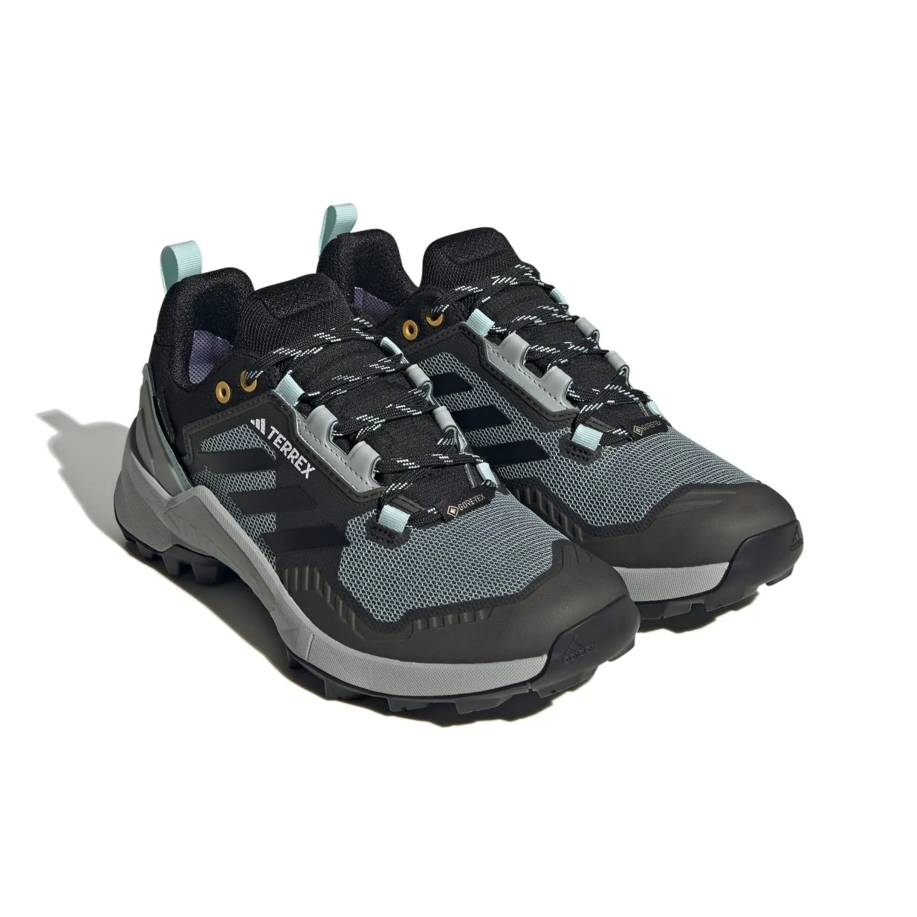 Adidas Outdoor Terrex Swift R3 Gore-Tex Hiking Shoes, Black/Turquoise
