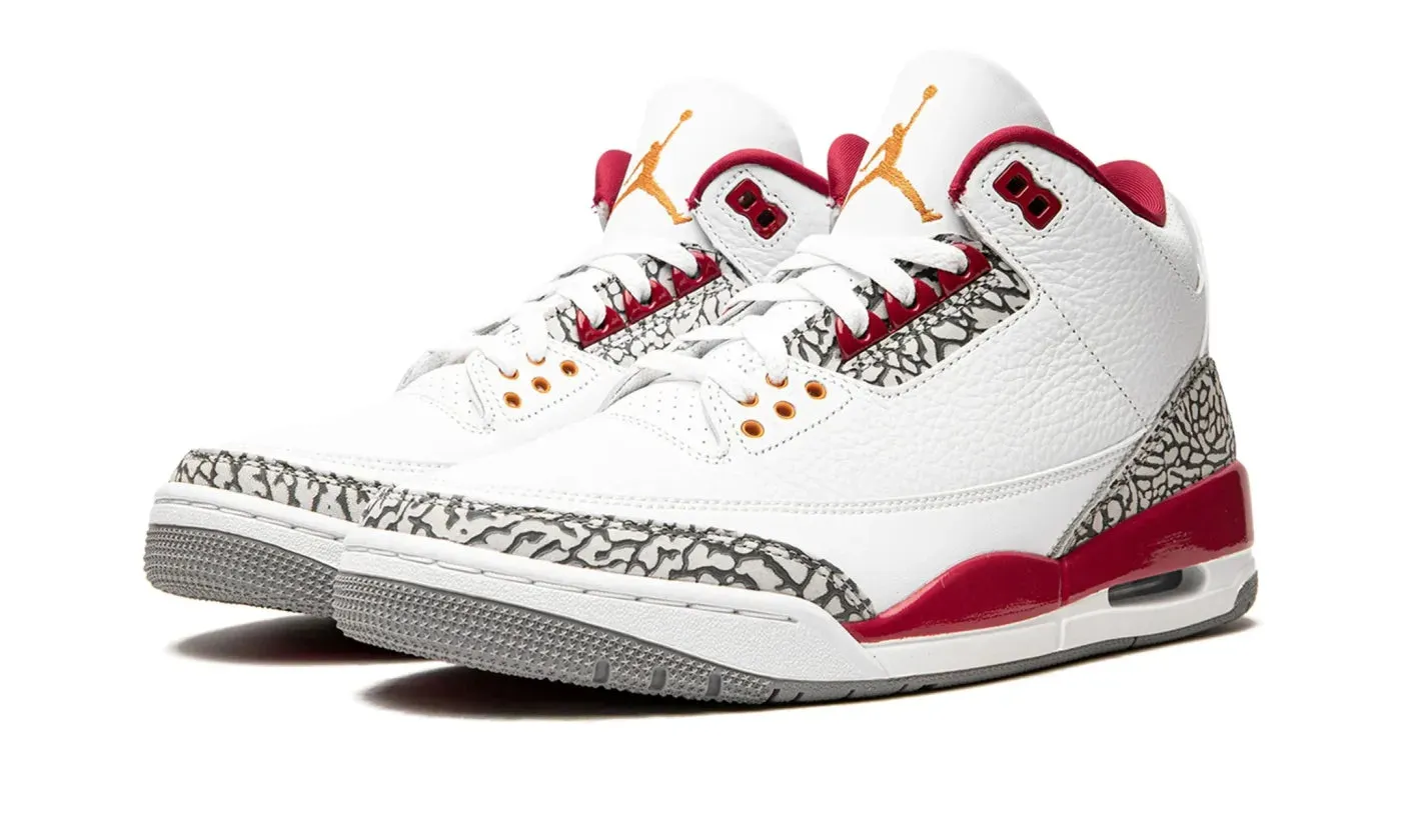 AIR JORDAN 3 RETRO CARDINAL RED