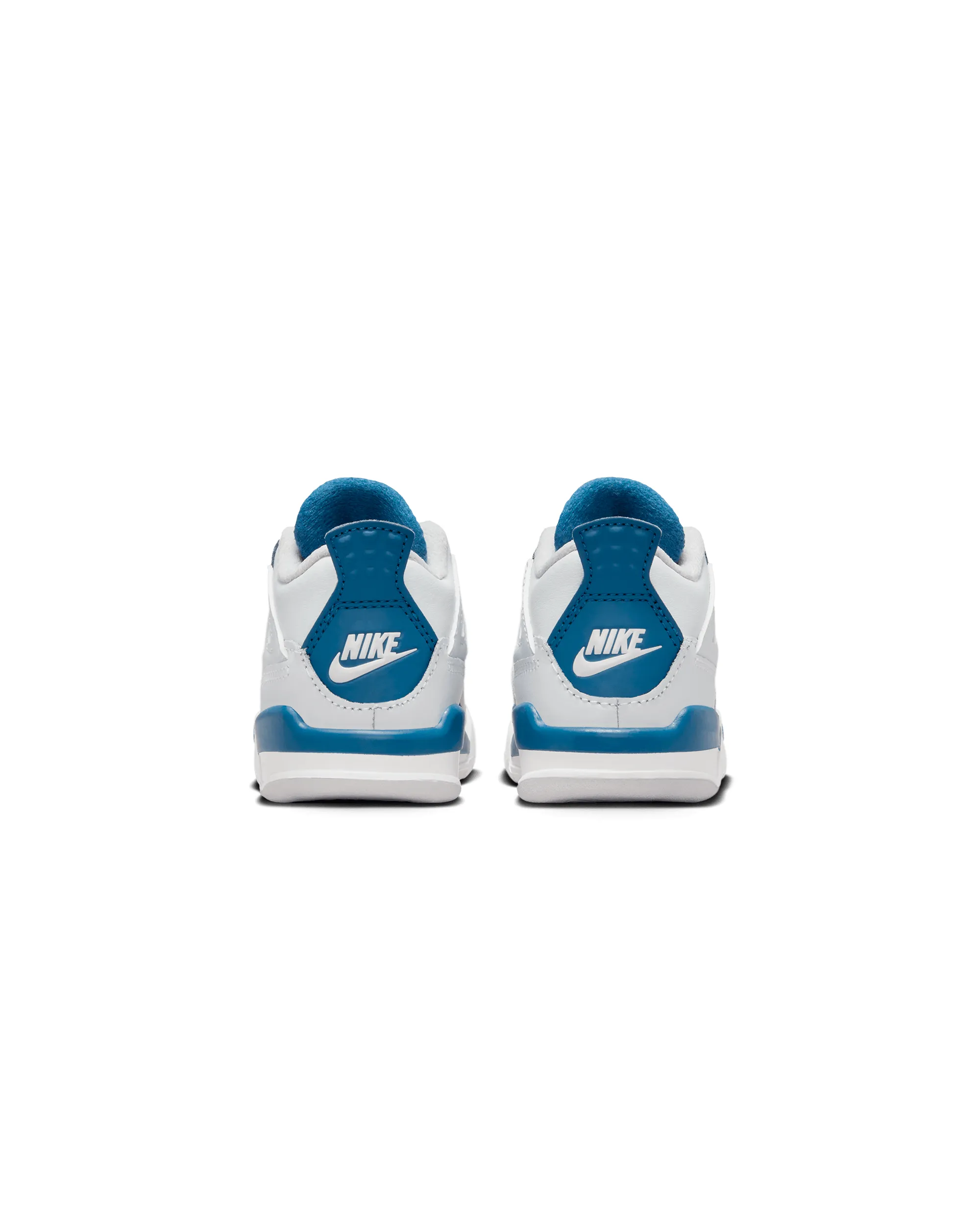 Air Jordan 4 Retro (Td) - Off White / Military Blue / Neutral Grey