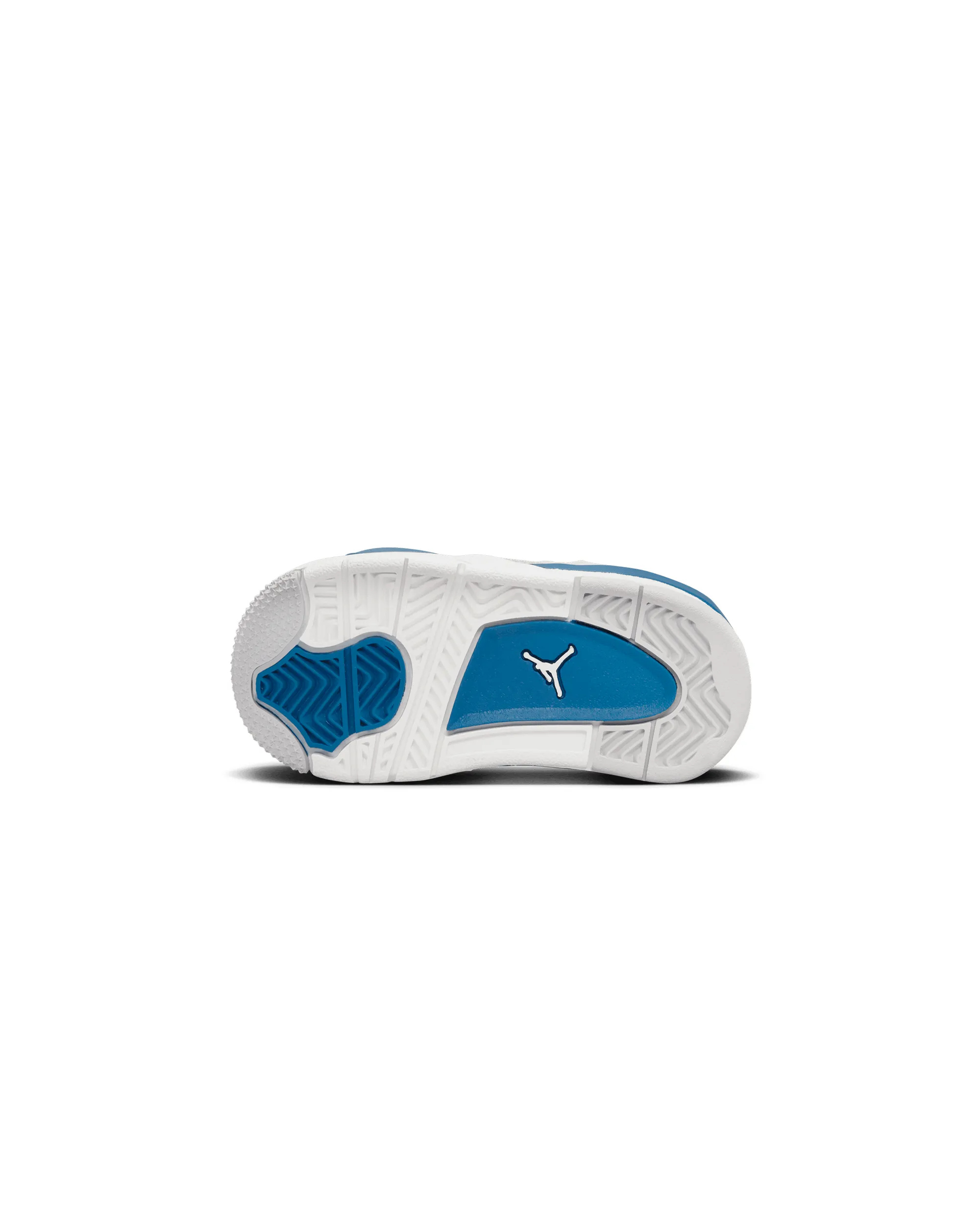 Air Jordan 4 Retro (Td) - Off White / Military Blue / Neutral Grey