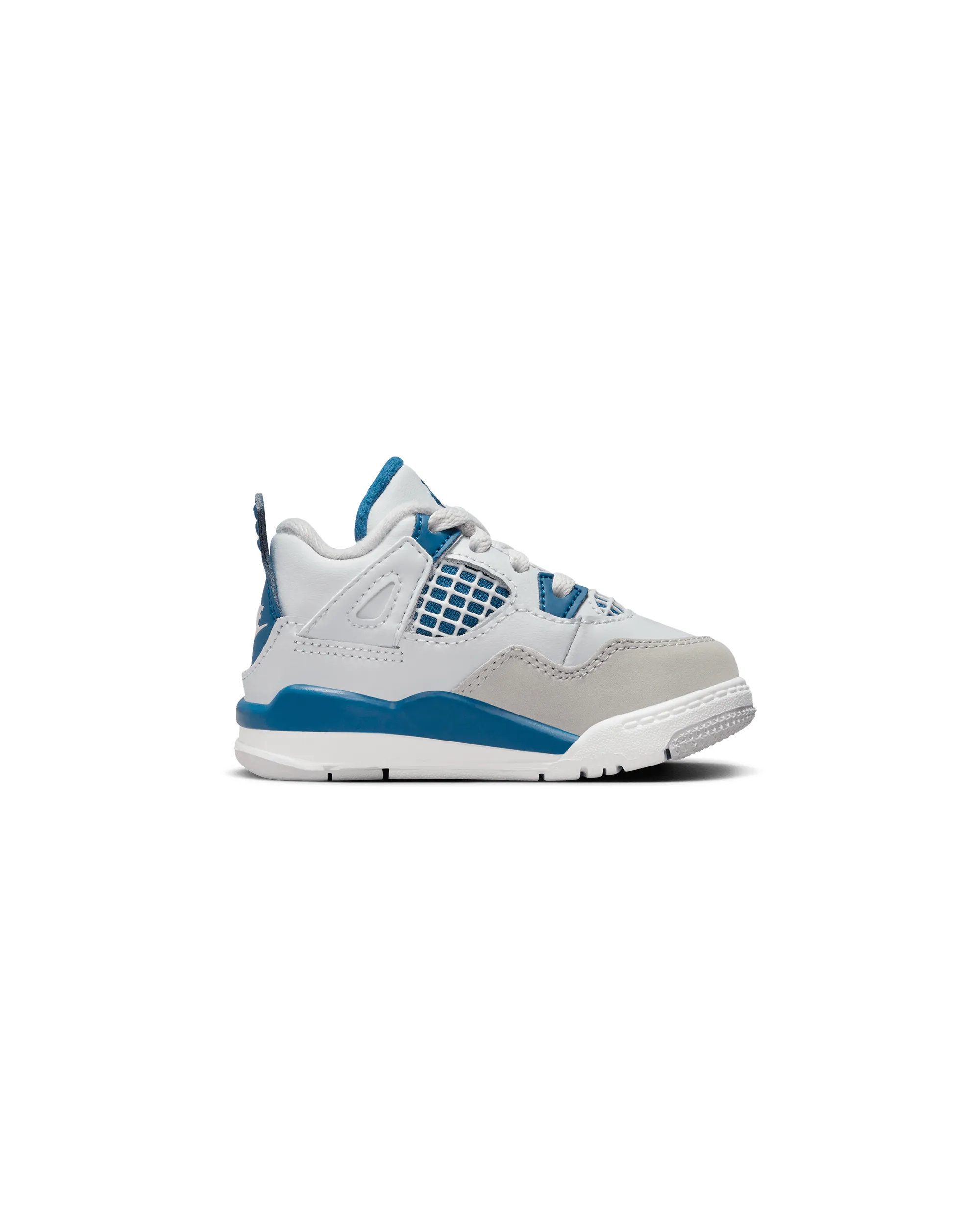 Air Jordan 4 Retro (Td) - Off White / Military Blue / Neutral Grey
