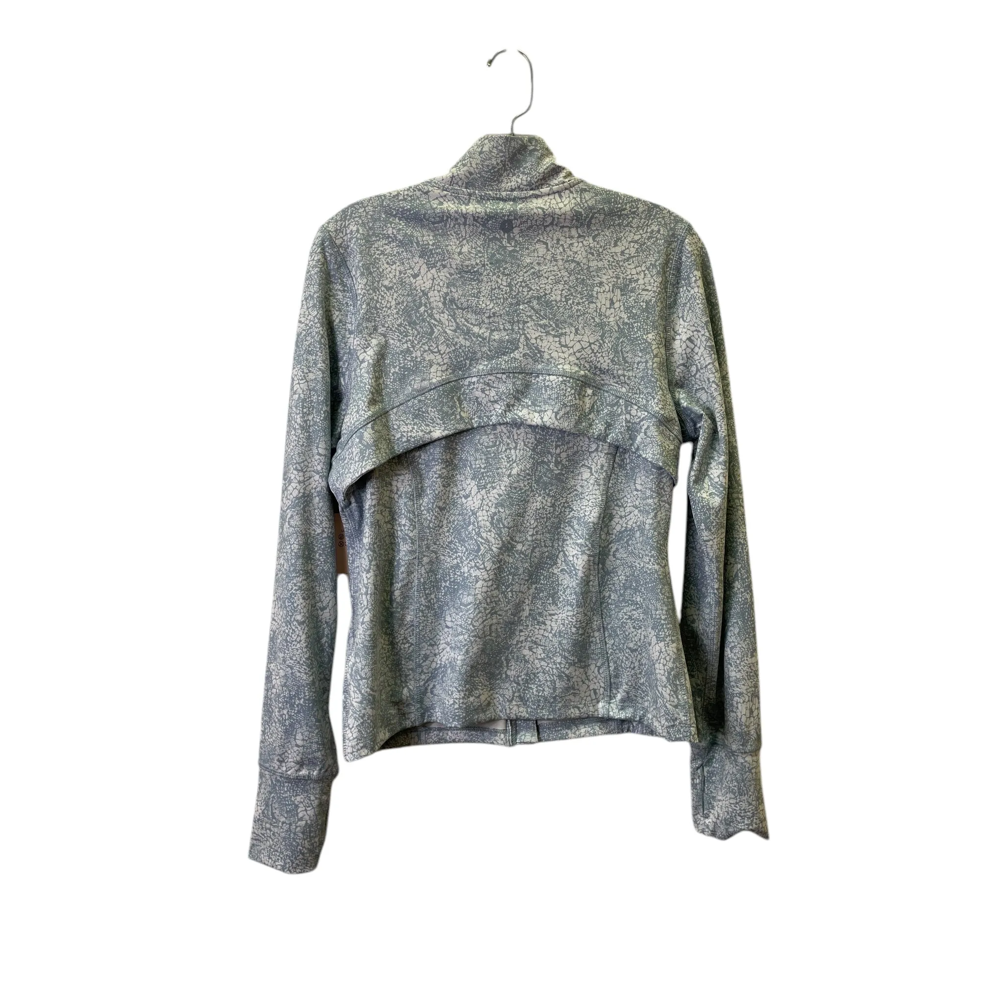Athletic Jacket By Danskin In Grey, Size:M