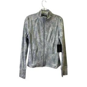 Athletic Jacket By Danskin In Grey, Size:M