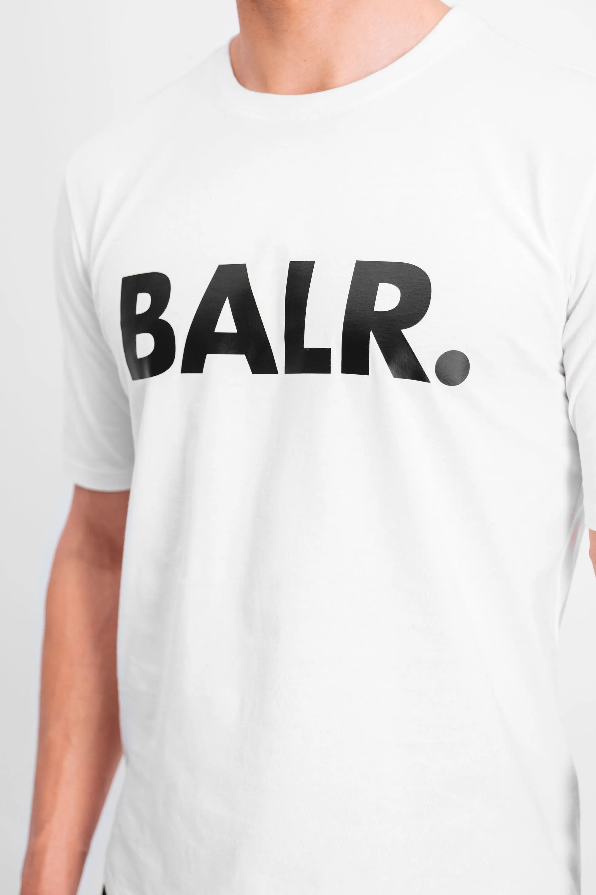 BALR. BRAND ATHLETIC T-SHIRT MEN WHITE