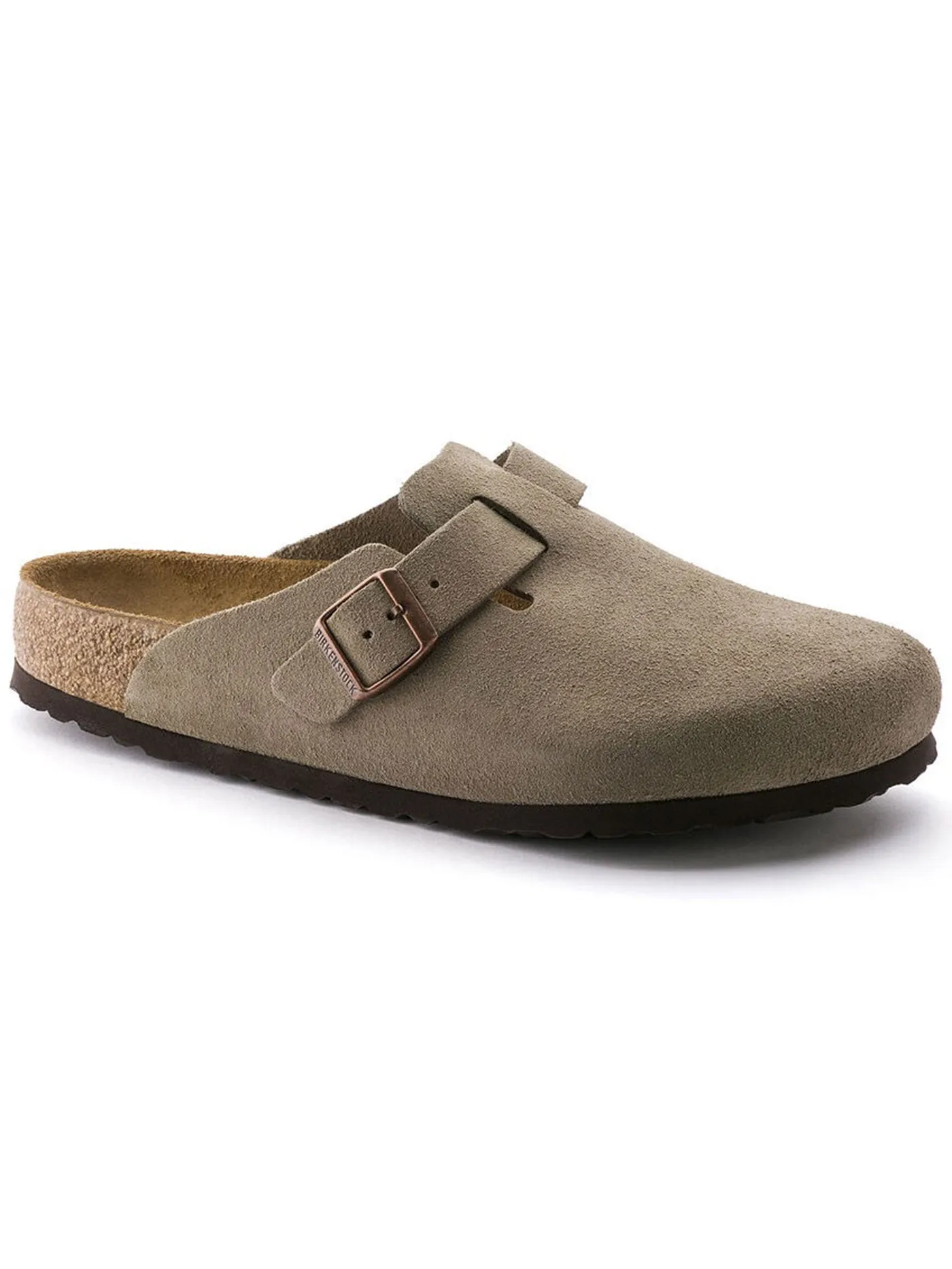 Boston Soft Footbed Suede N Taupe Shoes