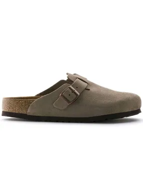 Boston Soft Footbed Suede N Taupe Shoes