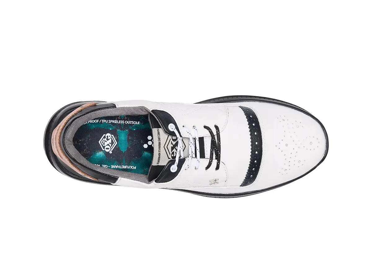 Boxto Golf Men's EXO X2 Spikeless Golf Shoes - White