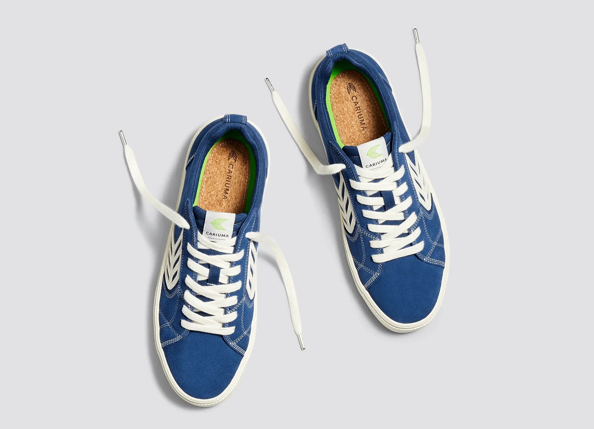 Cariuma Catiba Pro Skate Mystery Blue Suede Canvas