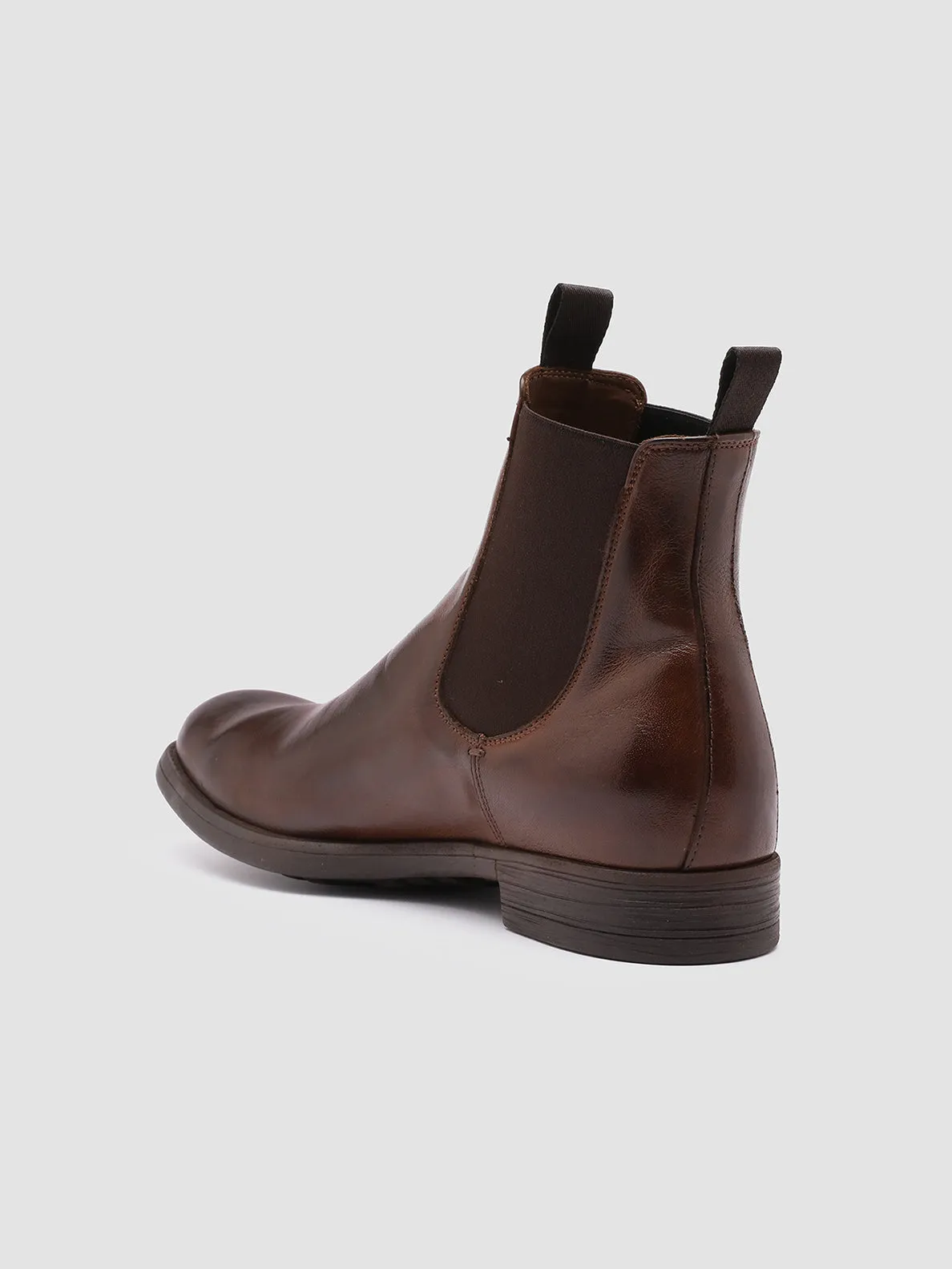 CHRONICLE 002 - Brown Leather Chelsea Boots
