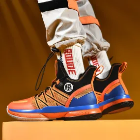 Cross Tied Air Mesh High Top Sneakers