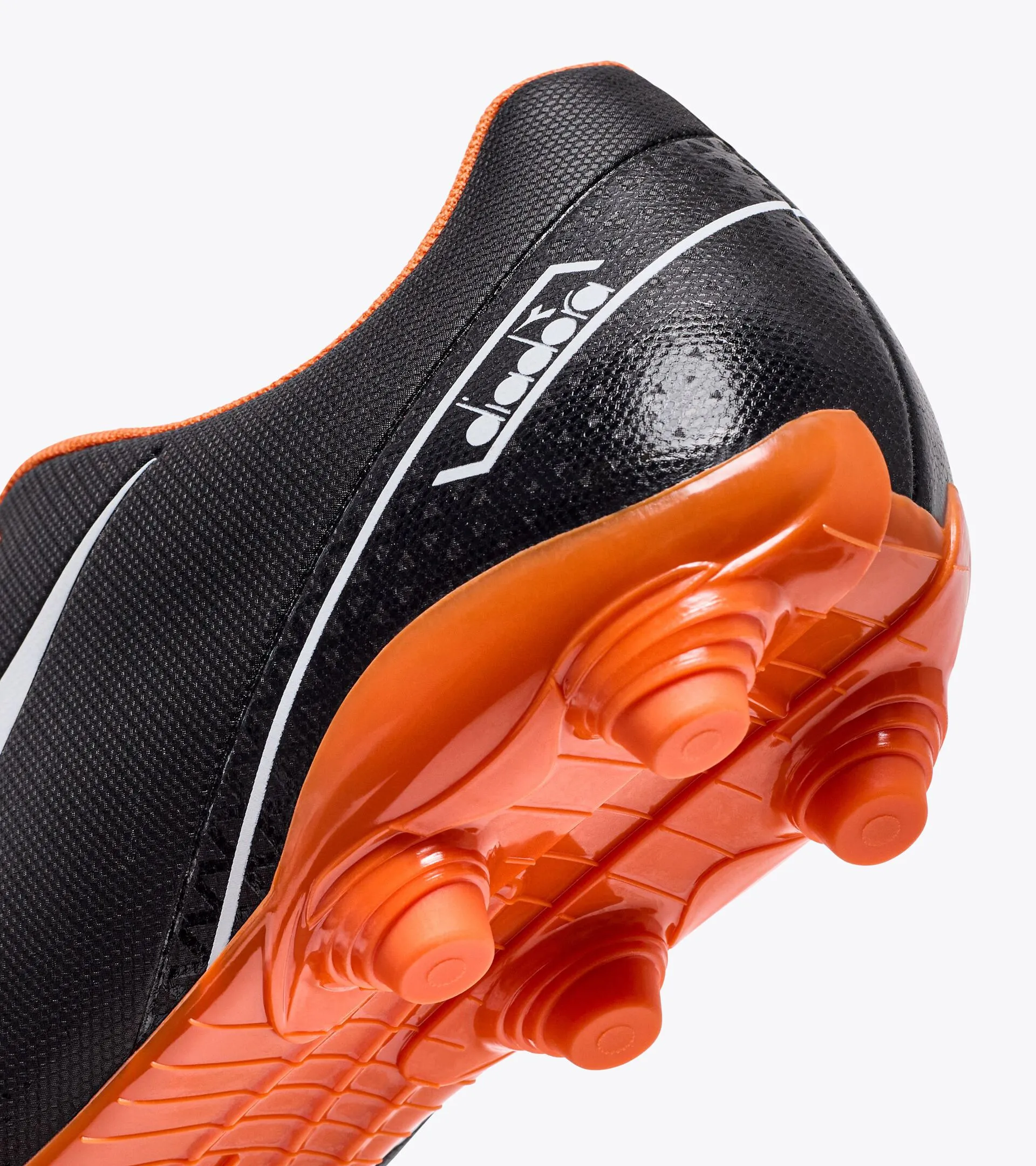 Diadora Pichichi 6 MG14 Adult Soccer Cleats - Black/Orange