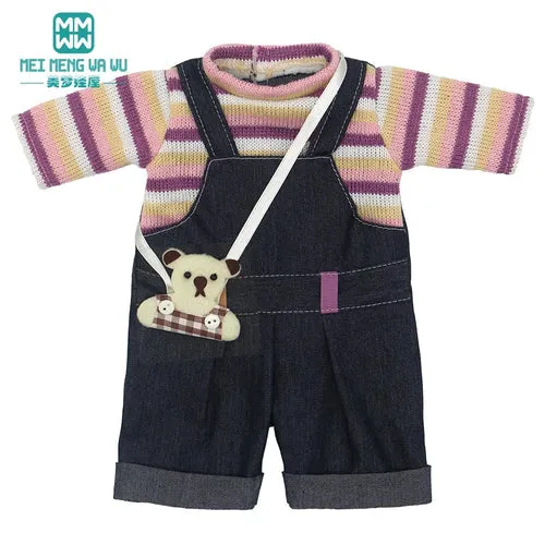 Fashionable Outfits for 43cm Newborn Dolls – Trendy American Styles
