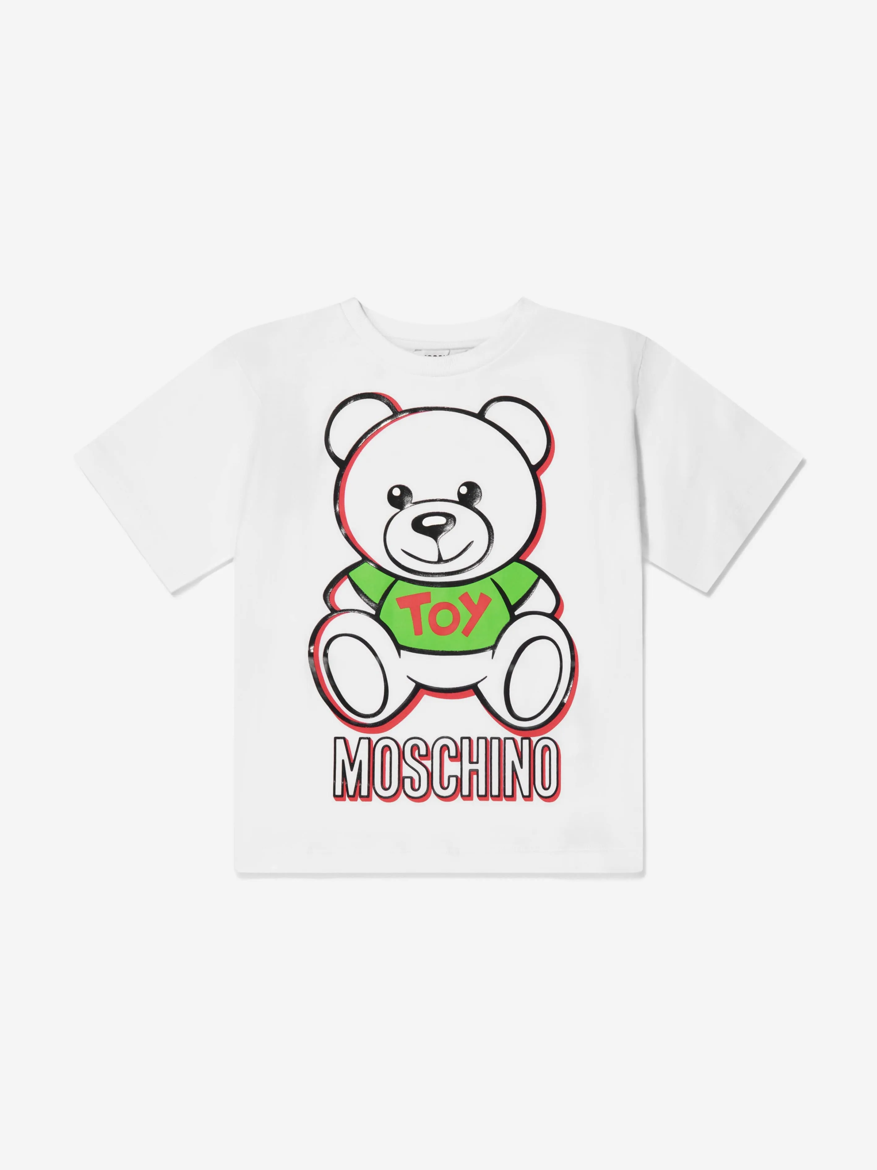 Moschino Kids Teddy Bear Logo T-Shirt