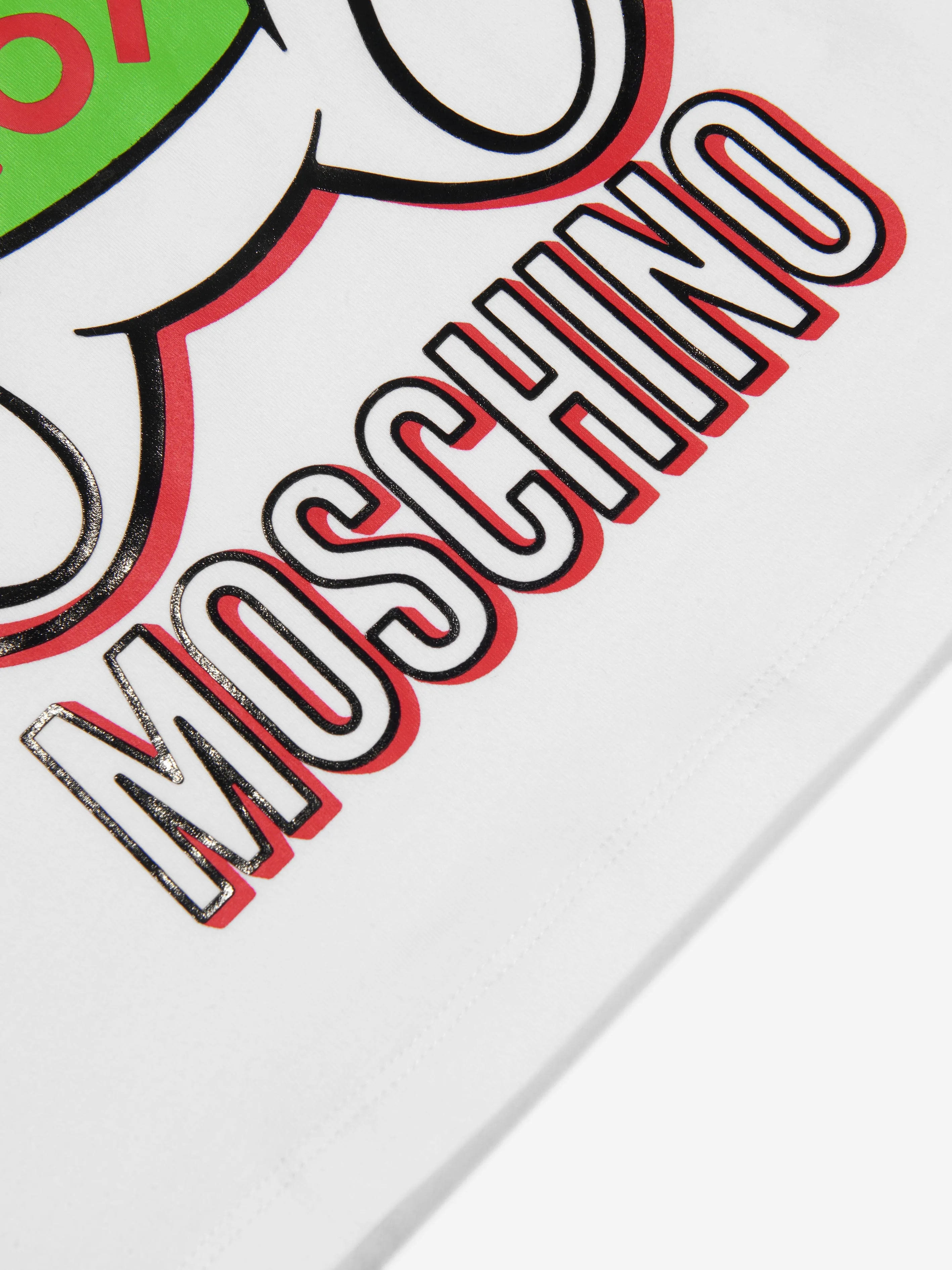 Moschino Kids Teddy Bear Logo T-Shirt