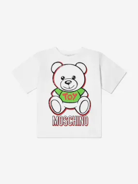 Moschino Kids Teddy Bear Logo T-Shirt