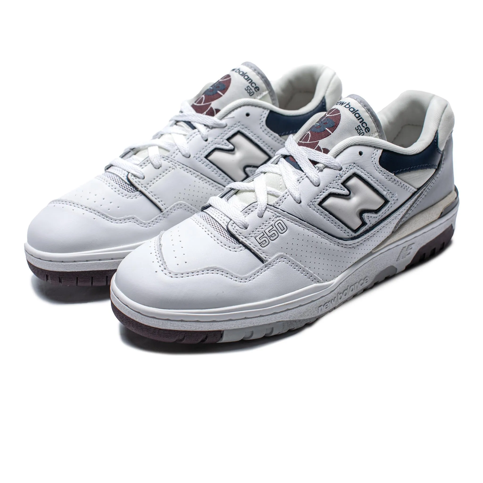 New Balance BB550PWB White/Indigo/Burgundy