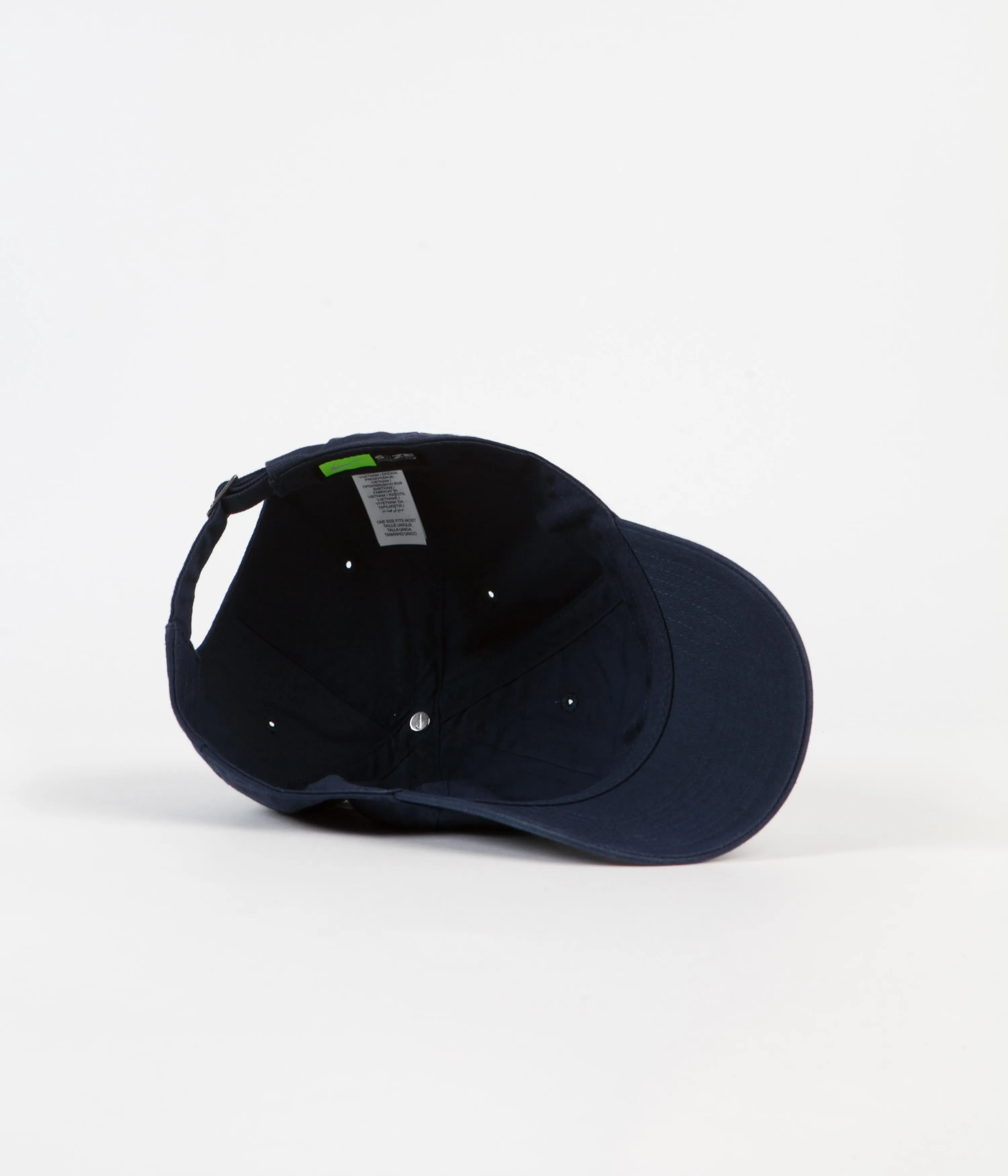 Nike Heritage 86 Futura Washed Cap - Obsidian / Obsidian / White
