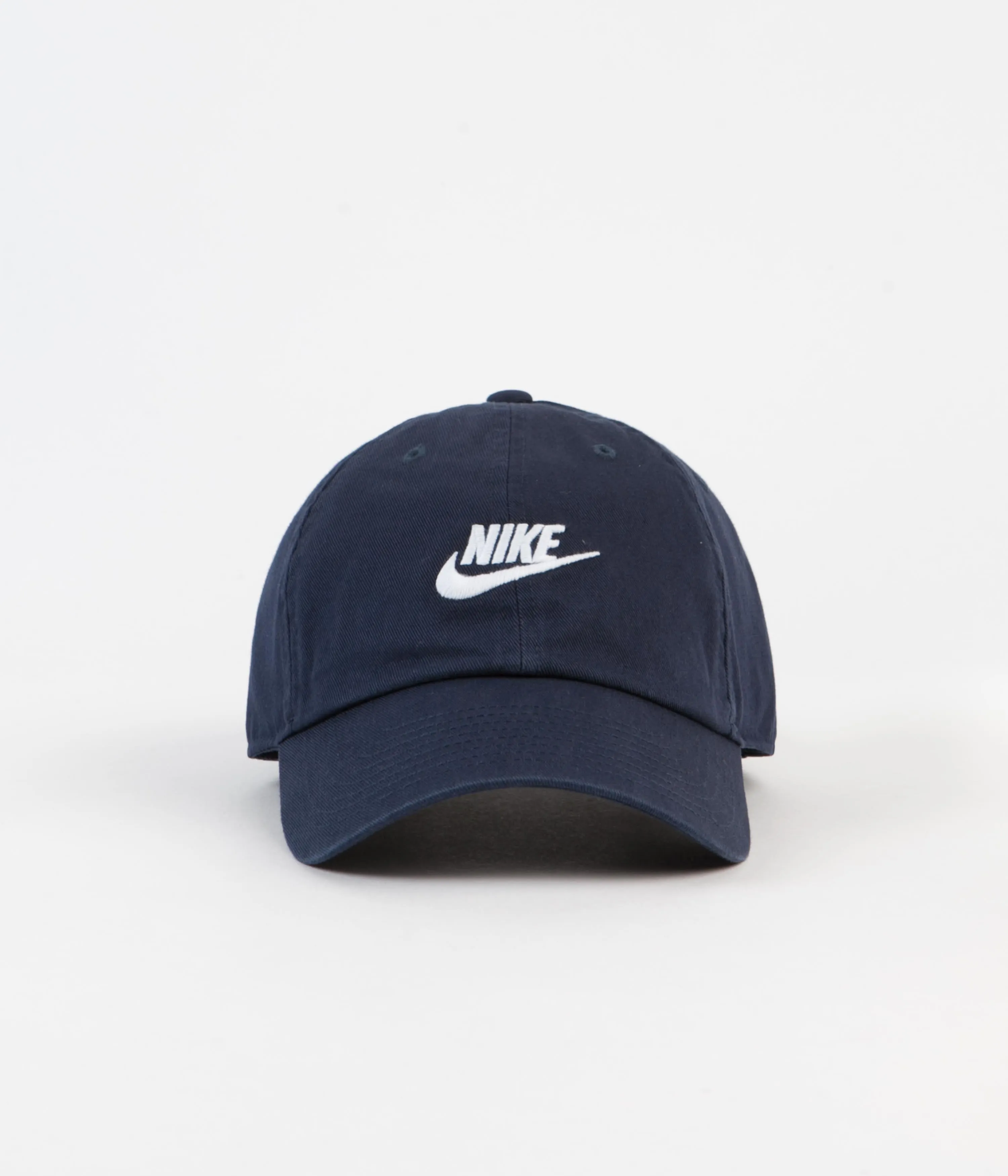 Nike Heritage 86 Futura Washed Cap - Obsidian / Obsidian / White