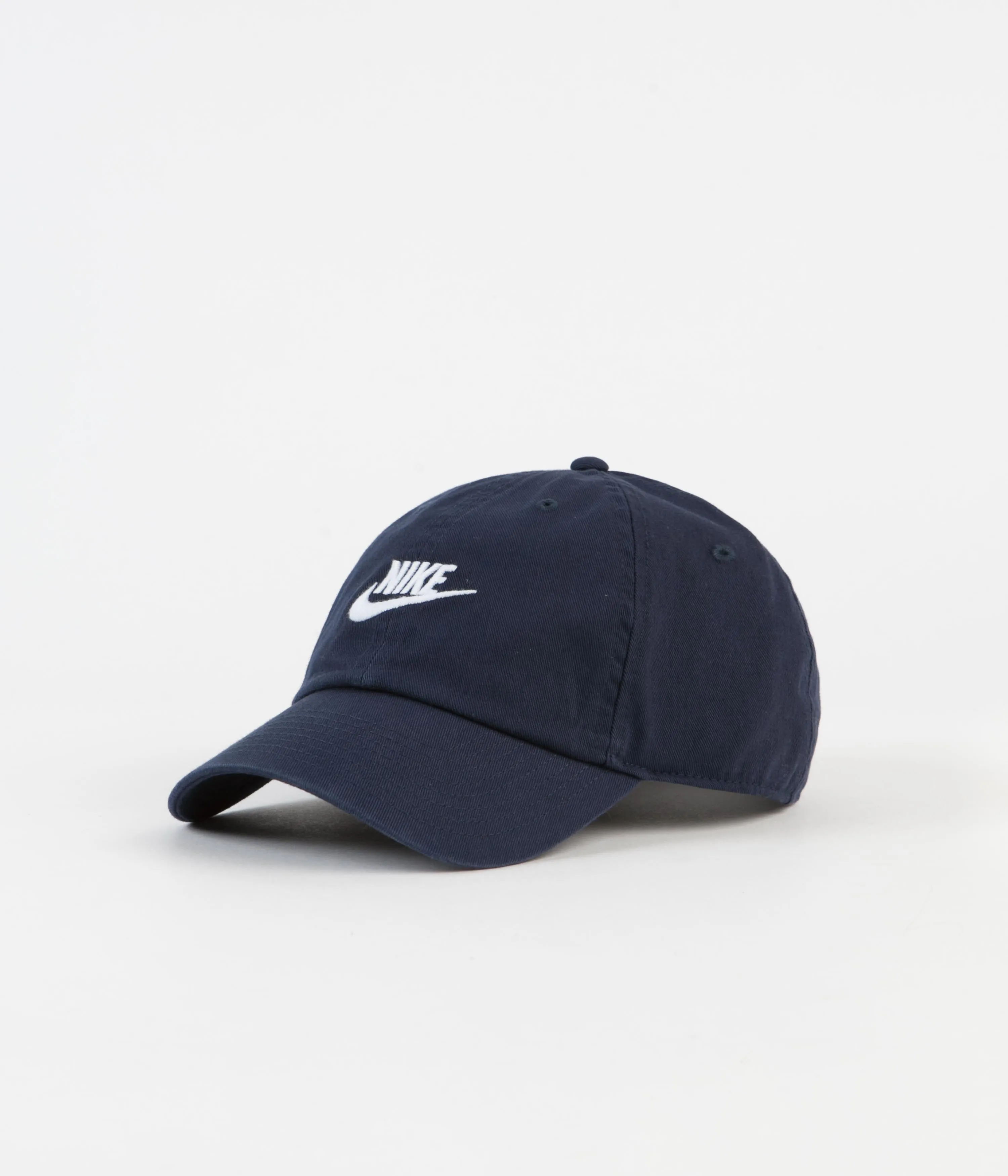 Nike Heritage 86 Futura Washed Cap - Obsidian / Obsidian / White