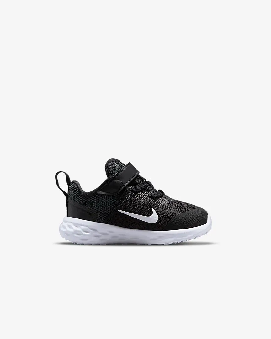 NIKE INFANT REVOLUTION 6 NN - Black/Dark Smoke Grey/White