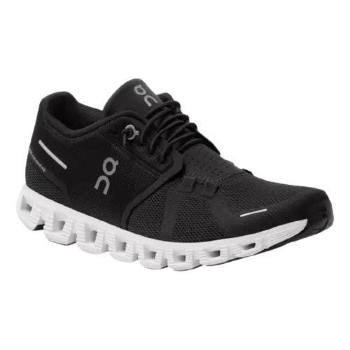 On Cloud 5 Womens Shoe- Black/White