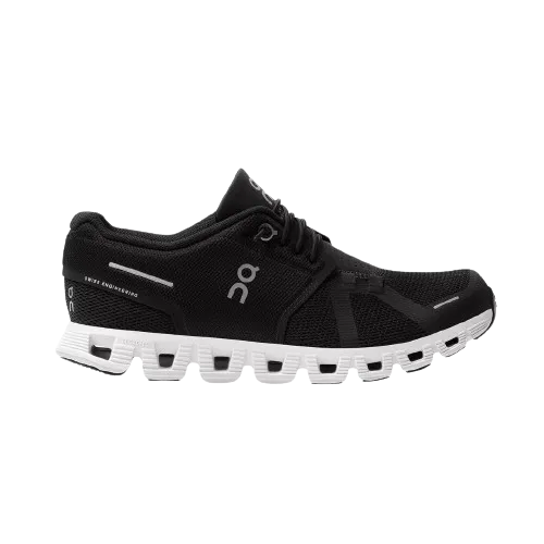 On Cloud 5 Womens Shoe- Black/White