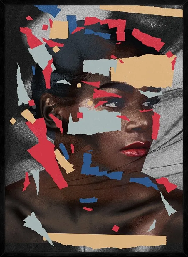 Paper Portrait Print