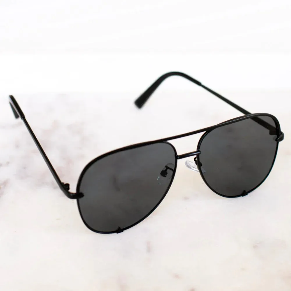 Pretty Simple Alexa Aviator Frame Sunglasses