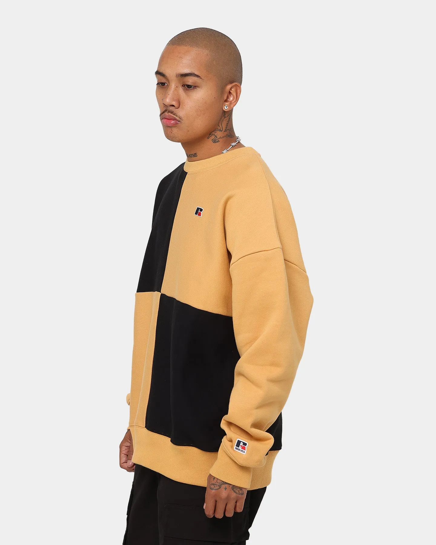 Russell Athletic Redeemer Drop Shoulder Crewneck Saddle