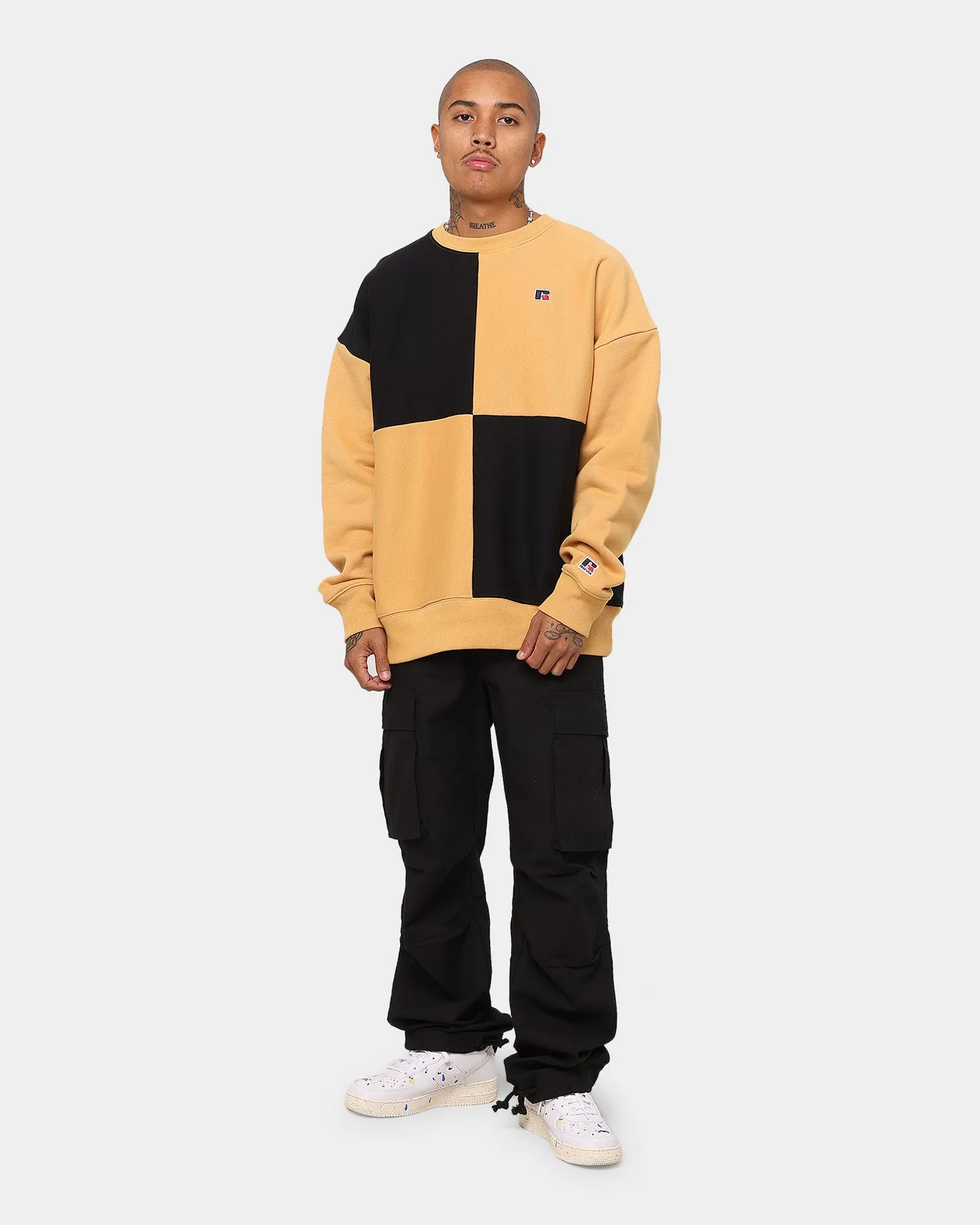 Russell Athletic Redeemer Drop Shoulder Crewneck Saddle