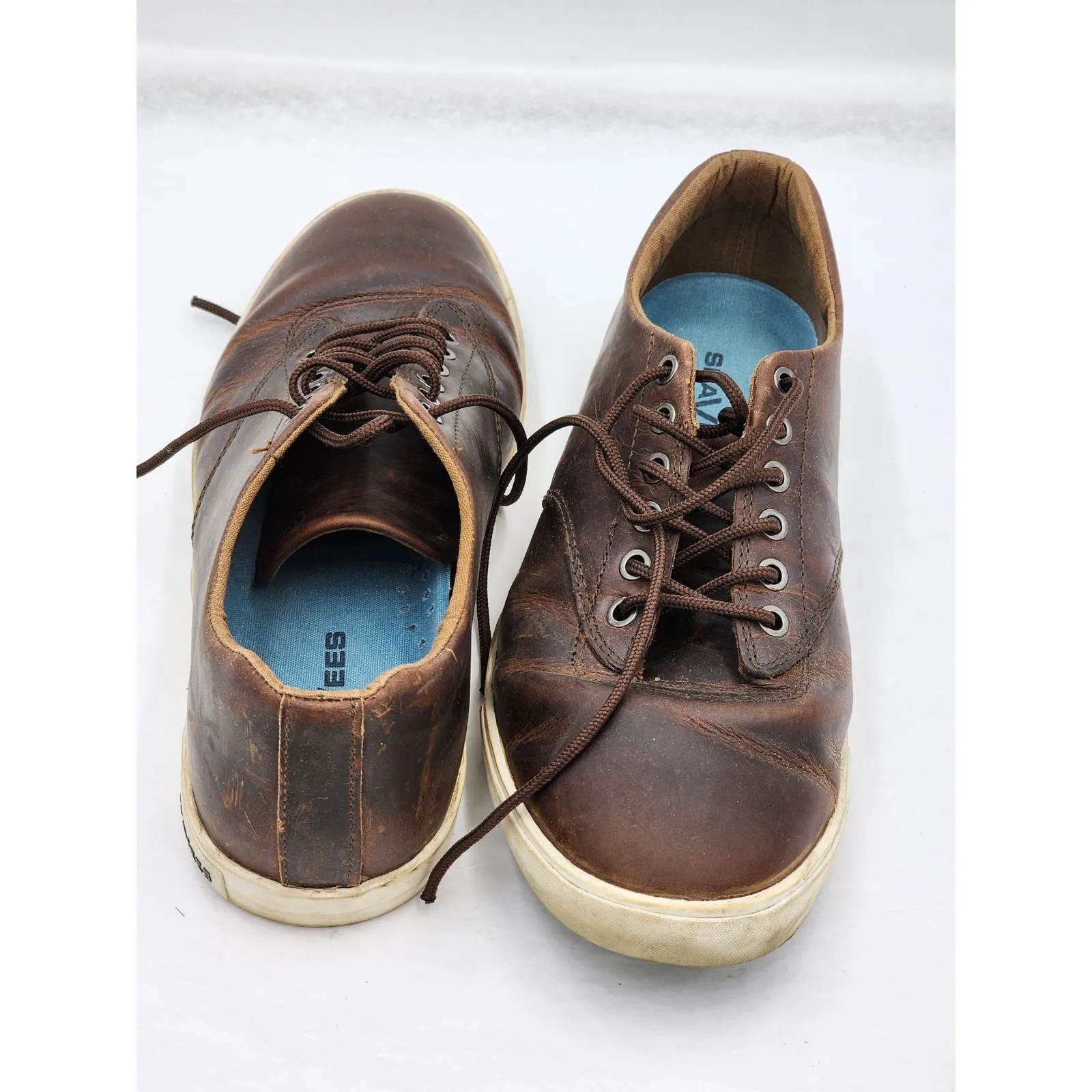 SeaVees Shoes Hermosa Sneakers Mens 10.5 Lace Up Rugged Oiled Leather Classic
