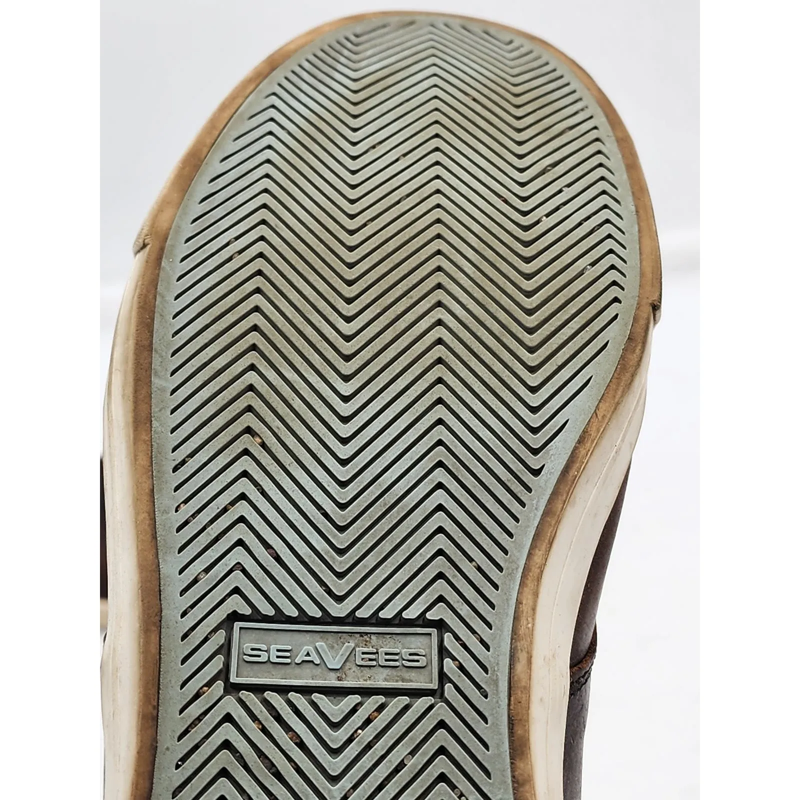 SeaVees Shoes Hermosa Sneakers Mens 10.5 Lace Up Rugged Oiled Leather Classic
