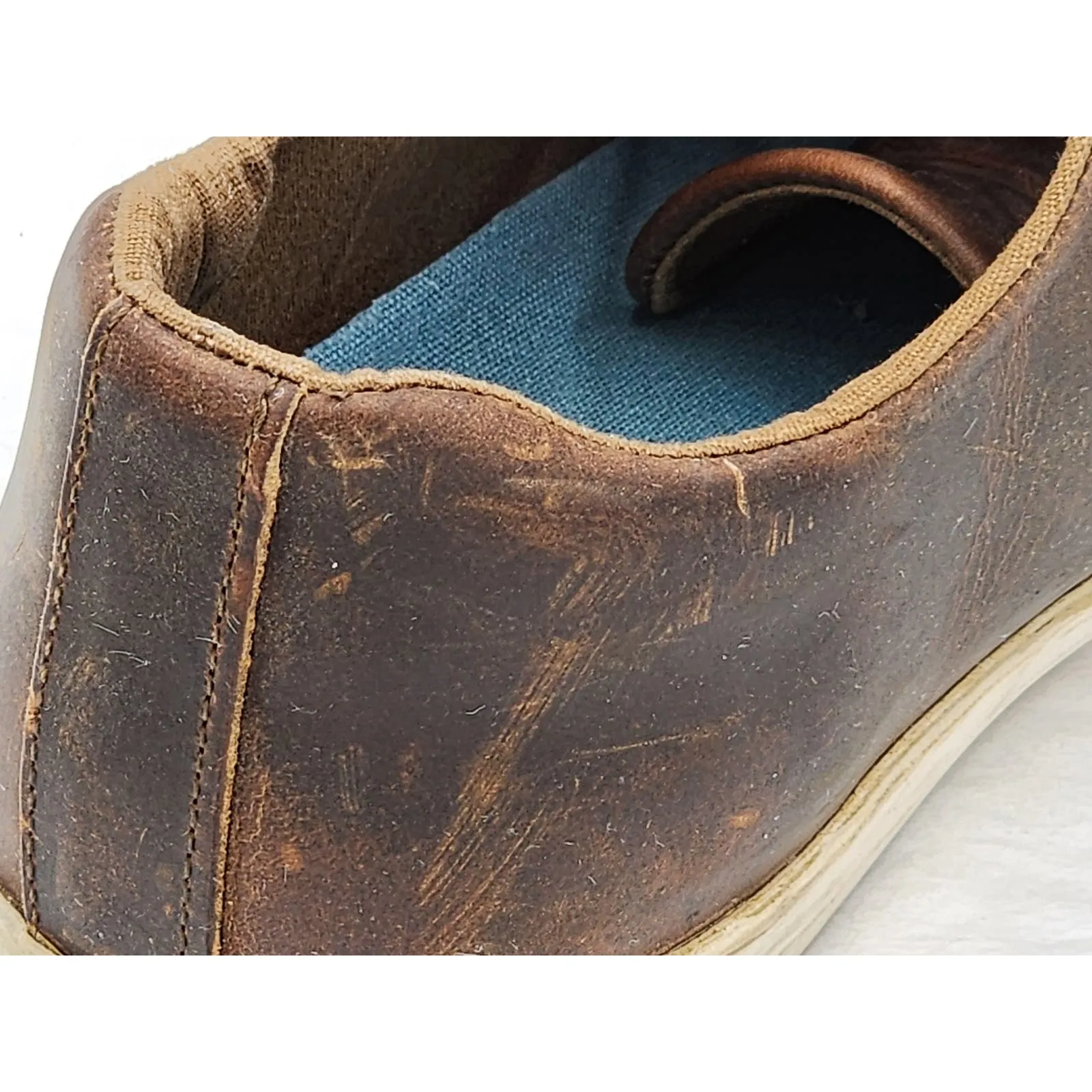SeaVees Shoes Hermosa Sneakers Mens 10.5 Lace Up Rugged Oiled Leather Classic