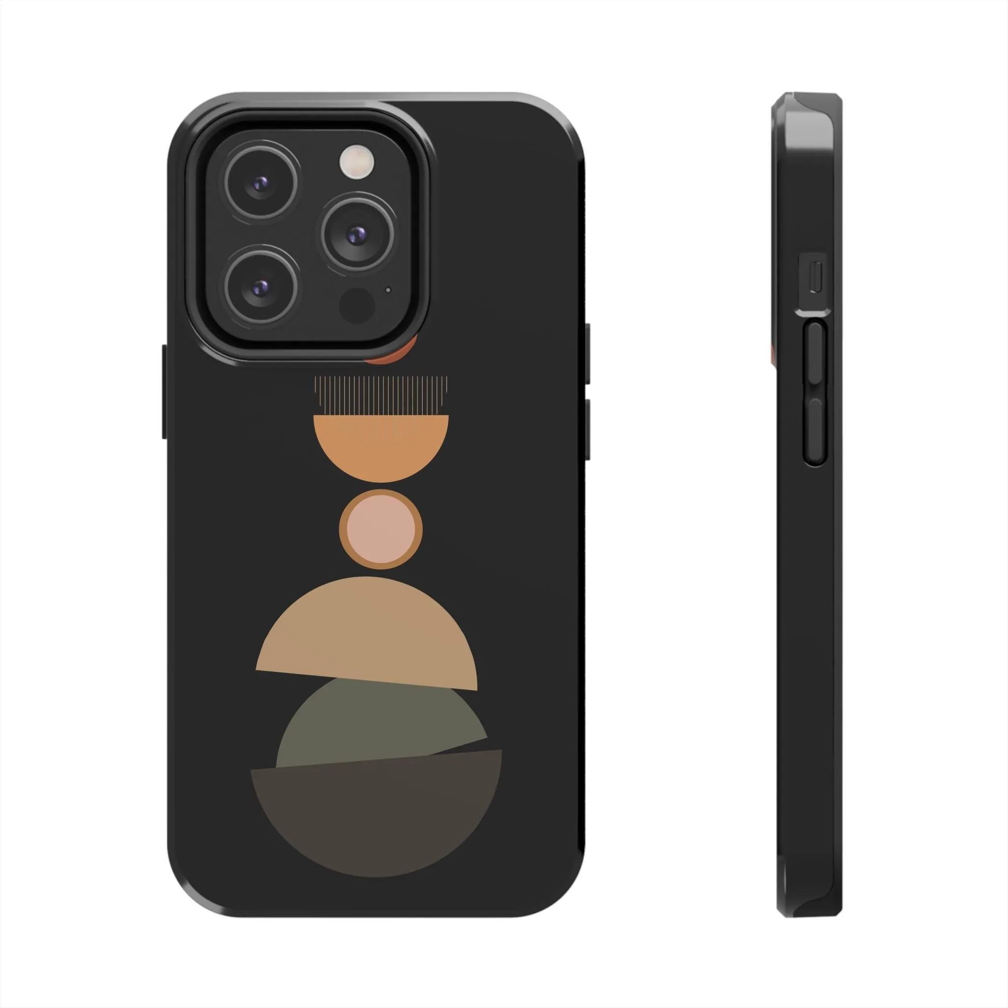 Semi-Circle Phone Case - Modern Geometric Design, Minimalist Simple Trend for iPhone & Samsung Modern Style phone Cases