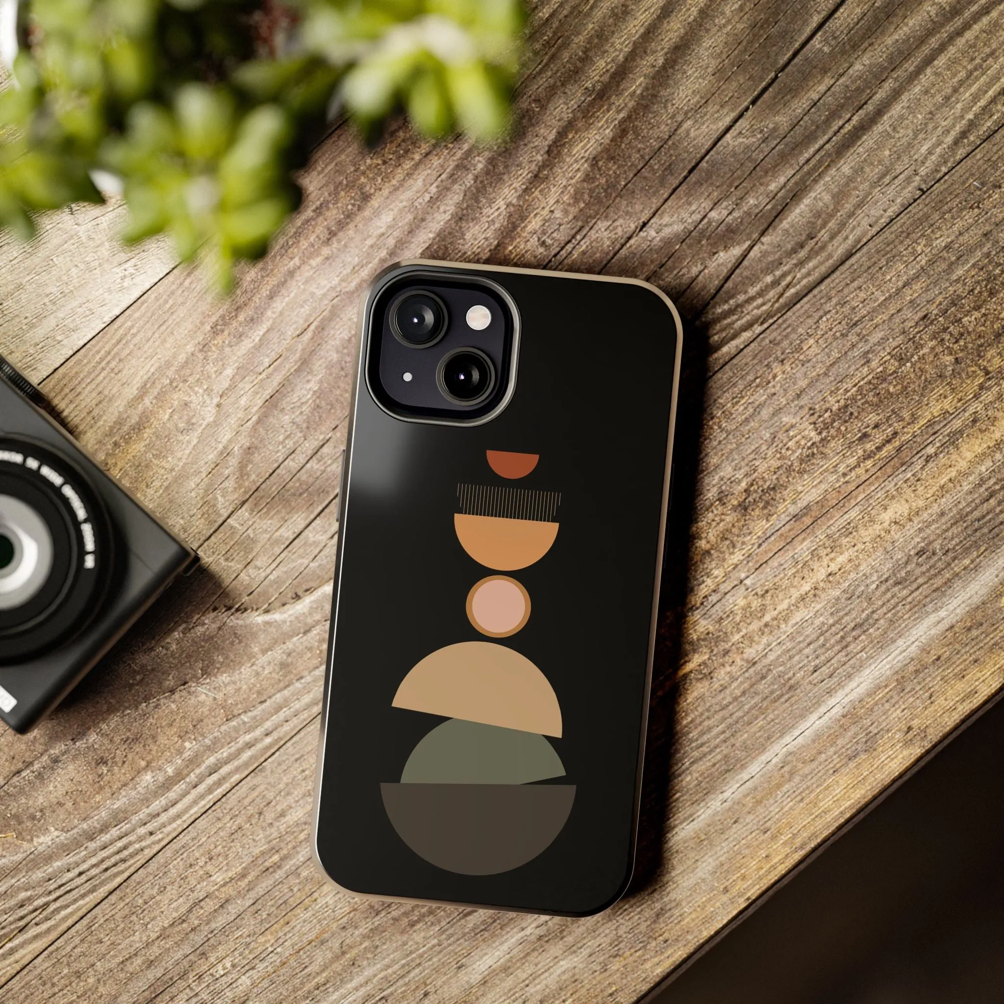 Semi-Circle Phone Case - Modern Geometric Design, Minimalist Simple Trend for iPhone & Samsung Modern Style phone Cases