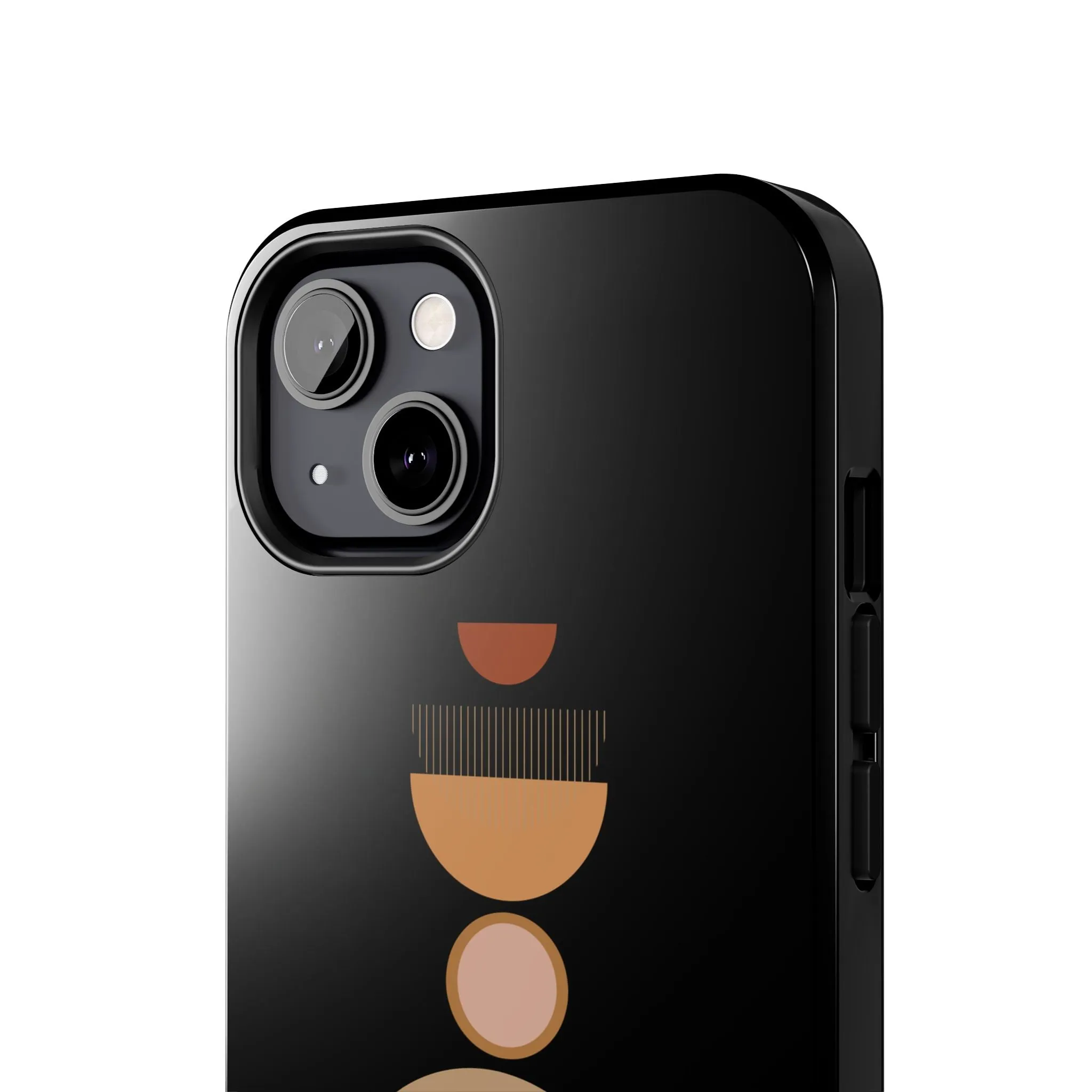 Semi-Circle Phone Case - Modern Geometric Design, Minimalist Simple Trend for iPhone & Samsung Modern Style phone Cases