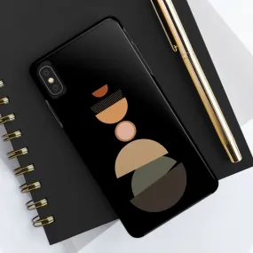 Semi-Circle Phone Case - Modern Geometric Design, Minimalist Simple Trend for iPhone & Samsung Modern Style phone Cases