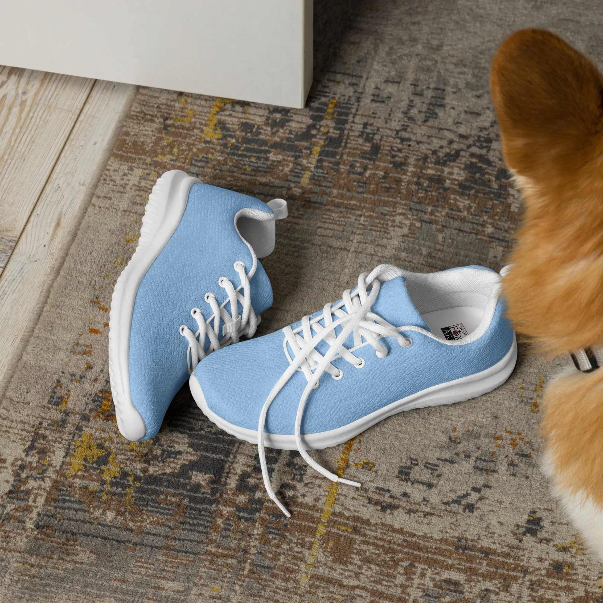 Snooty Fox Art Women’s Athletic Shoes - Baby Blues