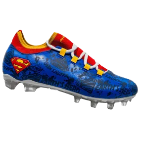 Superman Youth Football Cleats - Velocity 2.0 by Phenom Elite