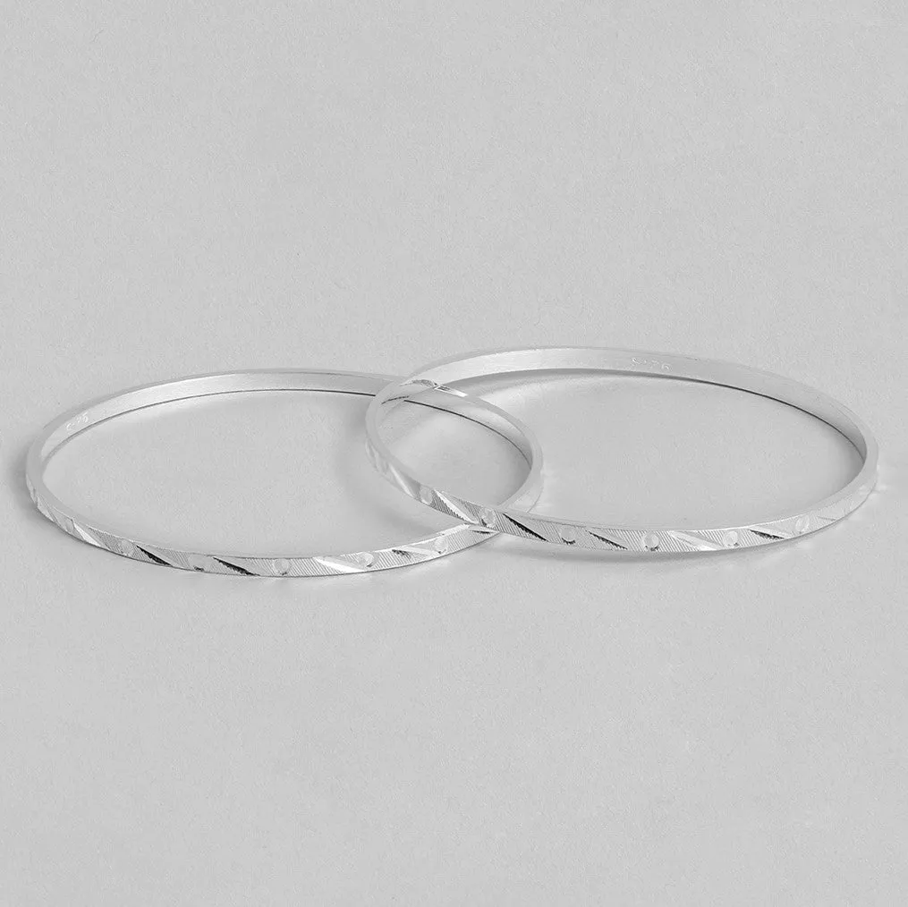 Trendy & Minimal 925 Sterling Silver Bangles