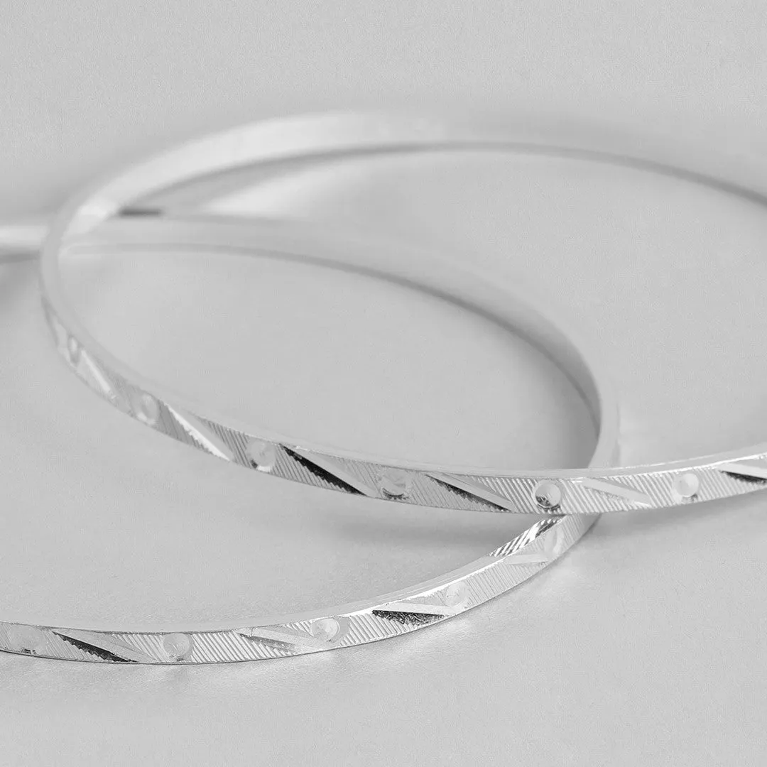 Trendy & Minimal 925 Sterling Silver Bangles