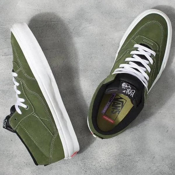 VANS HALF CAB SKATE DARK OLIVE